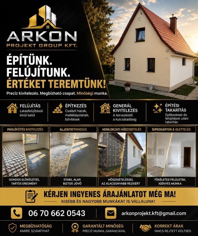 ARKON generálkivitelezés és felújítás